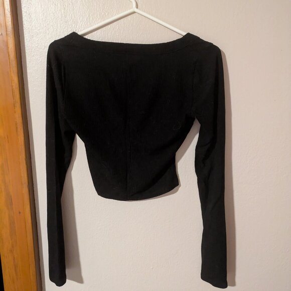 Reformation | Cropped Long-Sleeve Tee - Picture 2 of 2